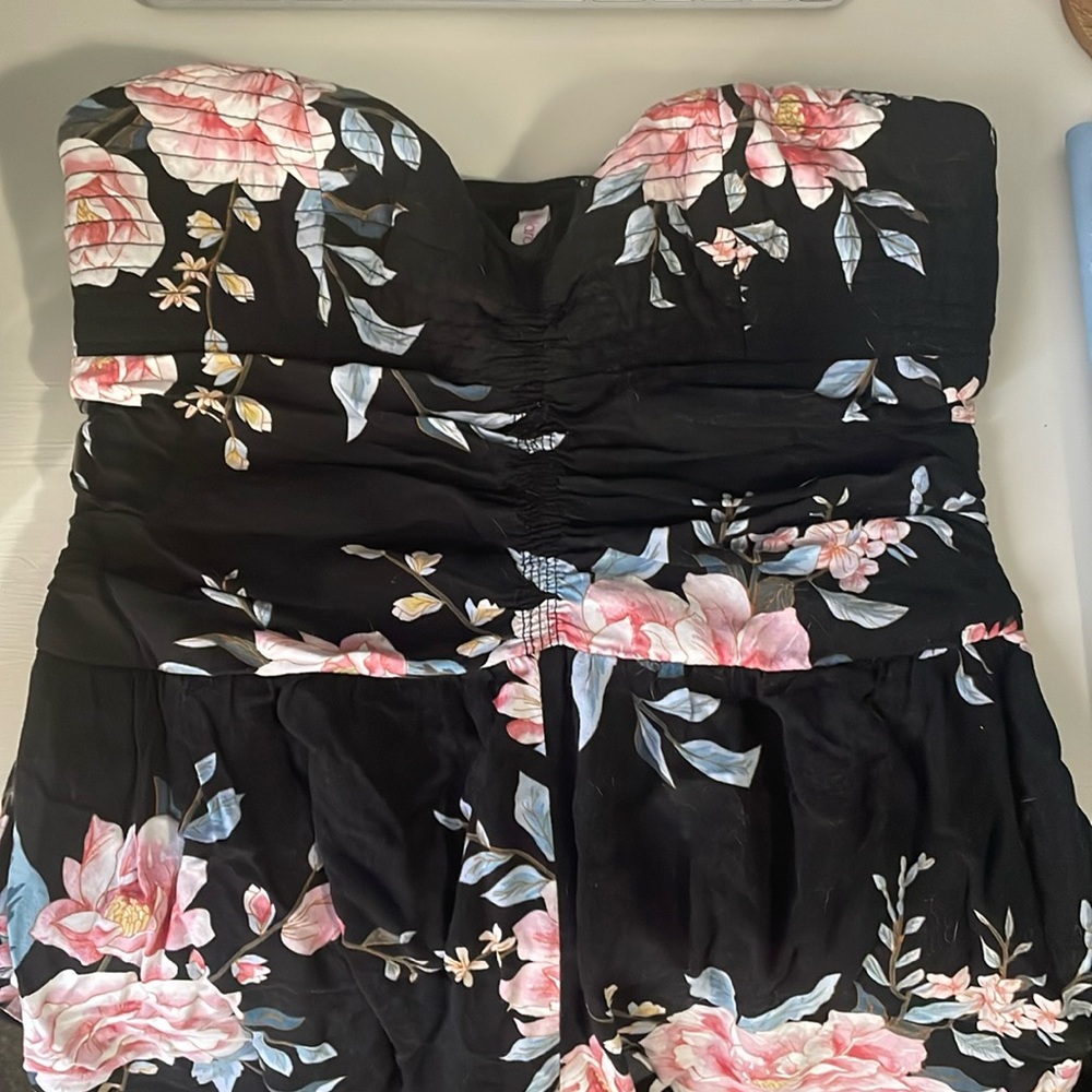 Flowy Floral Pants Jumpsuit Spring Summer